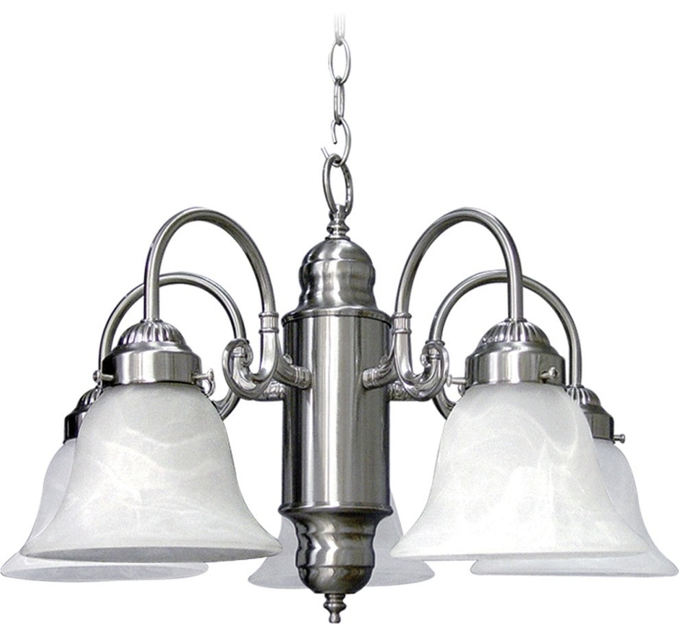 Marti 5-Light Brushed Nickel Interior Chandelier