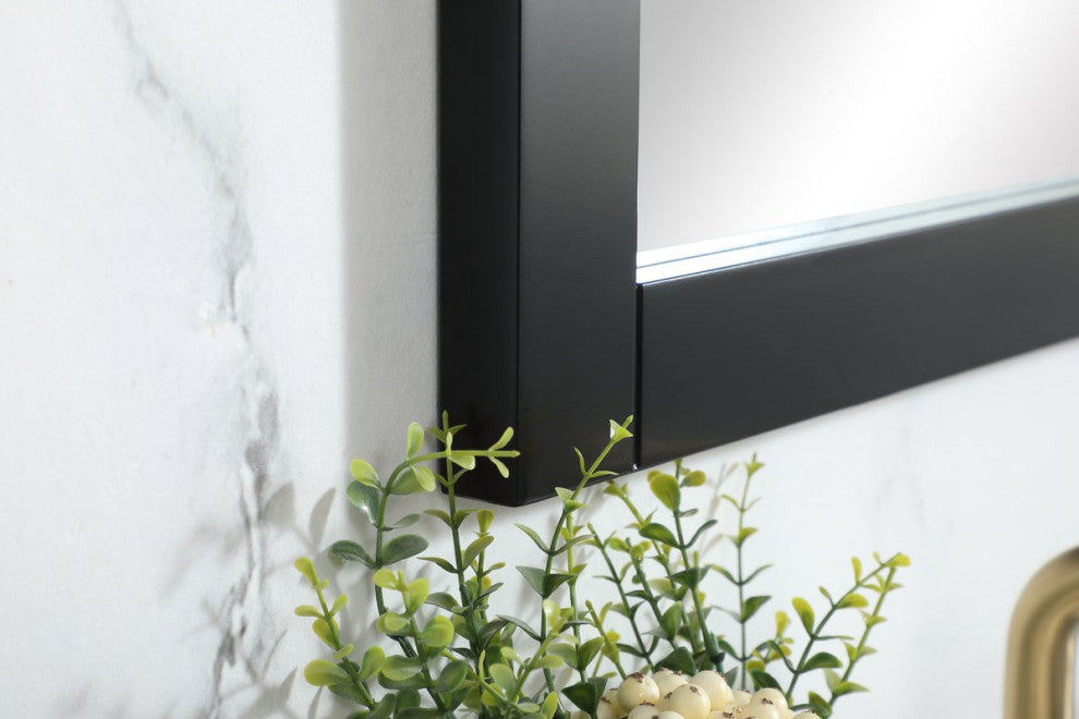 Alice Vanity Mirror, 18"x32", Black