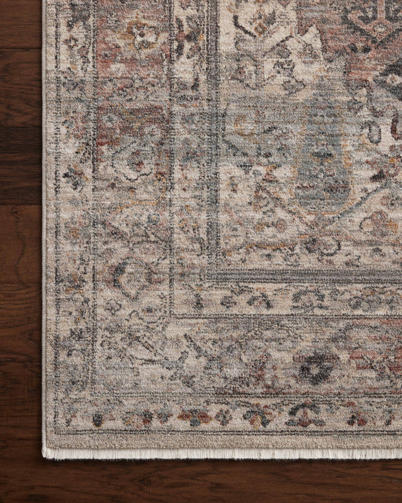 Loloi Lyra Sunset / Silver 5'-3" x 7'-9" Area Rug