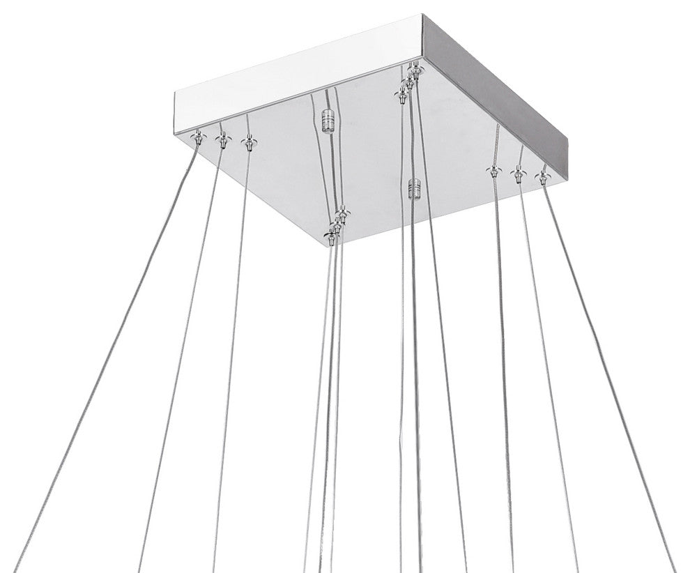 Florence LED Chandelier With Chrome Finish