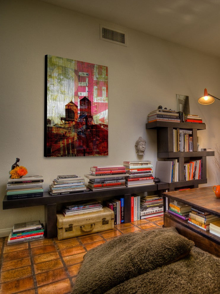 "Voice" Print on Brushed Aluminum, 40"x60"
