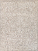 Tuscany Handmade Hand Loomed Wool and Bamboo Silk Tan Area Rug