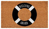 Calloway Mills Welcome Aboard Buoy Doormat, 24" X 36"