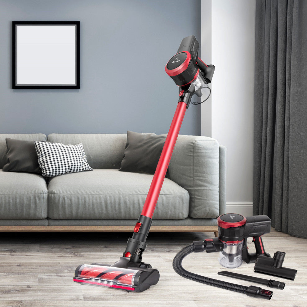 Moosoo 5-in-1 Stick Cordless Vacuum Cleaner- More Accessories