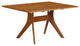 Copeland Audrey Fixed Top Table, Smoke Cherry, 40x60