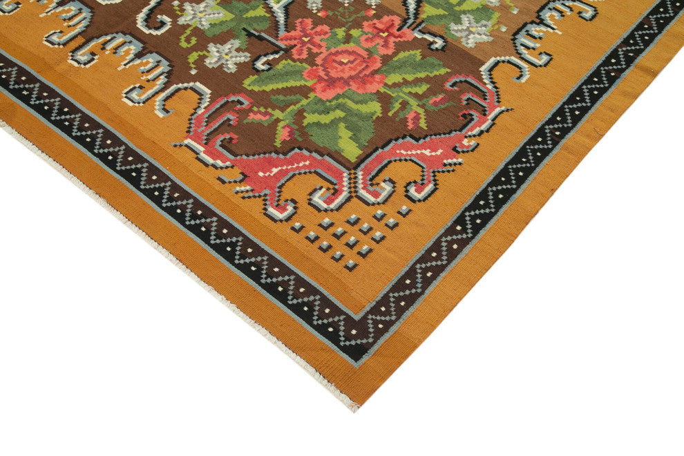 Rug N Carpet - Handmade Oriental 6' 3'' x 10' 4'' Unique Flatweave Kilim Rug