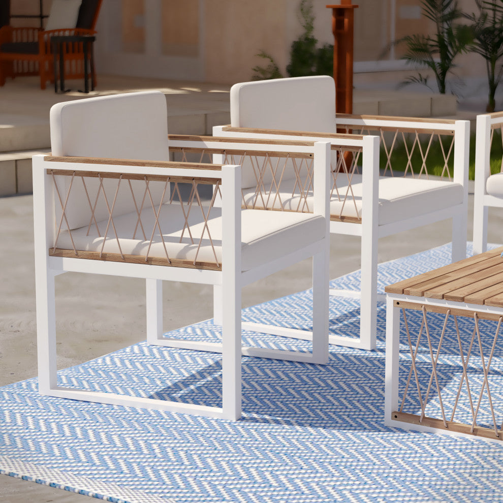 Barton Cushioned Outdoor Chairs 2-Piece Set