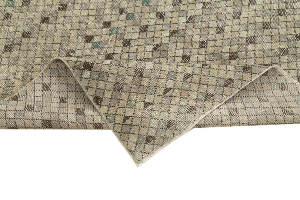 Rug N Carpet - Handmade Turkish 4' 11'' x 8' 2'' Distressed Area Rug