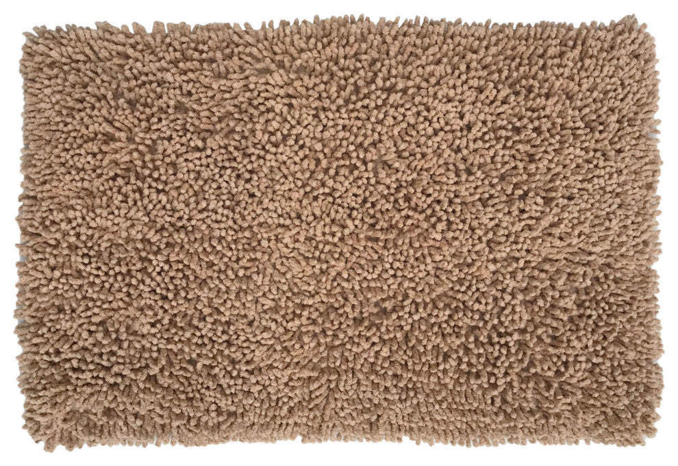 Fantasia Bath Rug Bath Rugs Set, 17x24 Rectangle, Linen