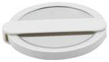 Swivel LED Makeup Mirror, White