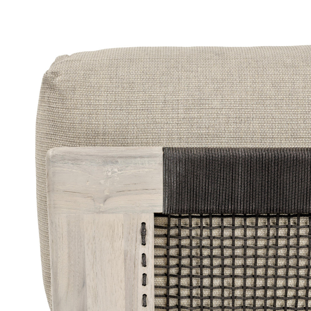 Livia Outdoor Teak Modular Sectional