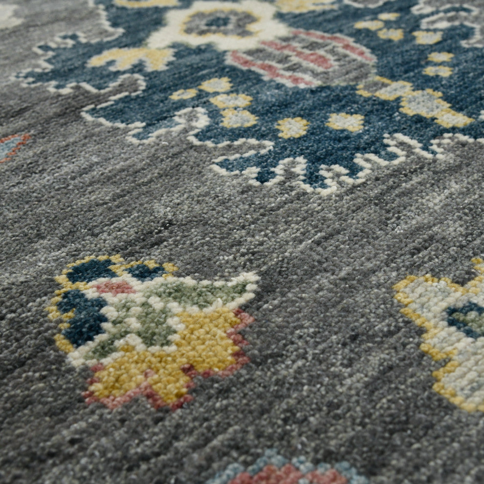 Jaigarh Carmina Area Rug, Gray, 2' x 3', Oriental