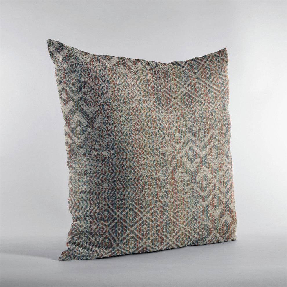 Plutus Multi-Color Fave Abstract Luxury Throw Pillow, 24"x24"