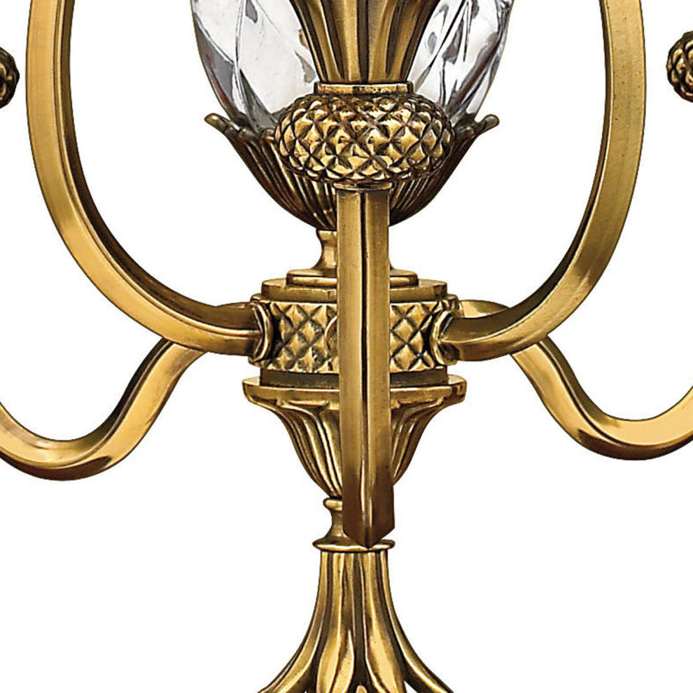 Hinkley Plantation Small Single Tier, Burnished Brass