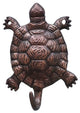Antique Copper Turtle Hook 6"