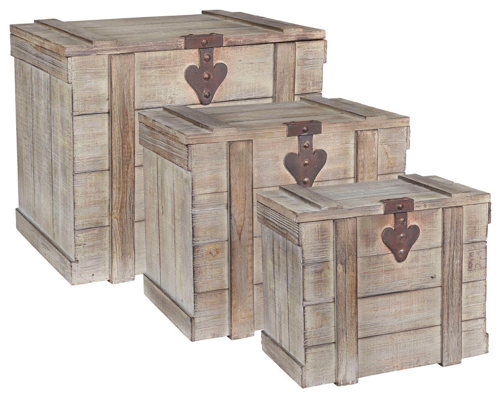 Antiqued Decorative Trunk