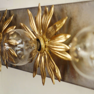 Crystorama Lighting Group 508-SA Broche 5 Light 31"W Vanity Strip - Antique