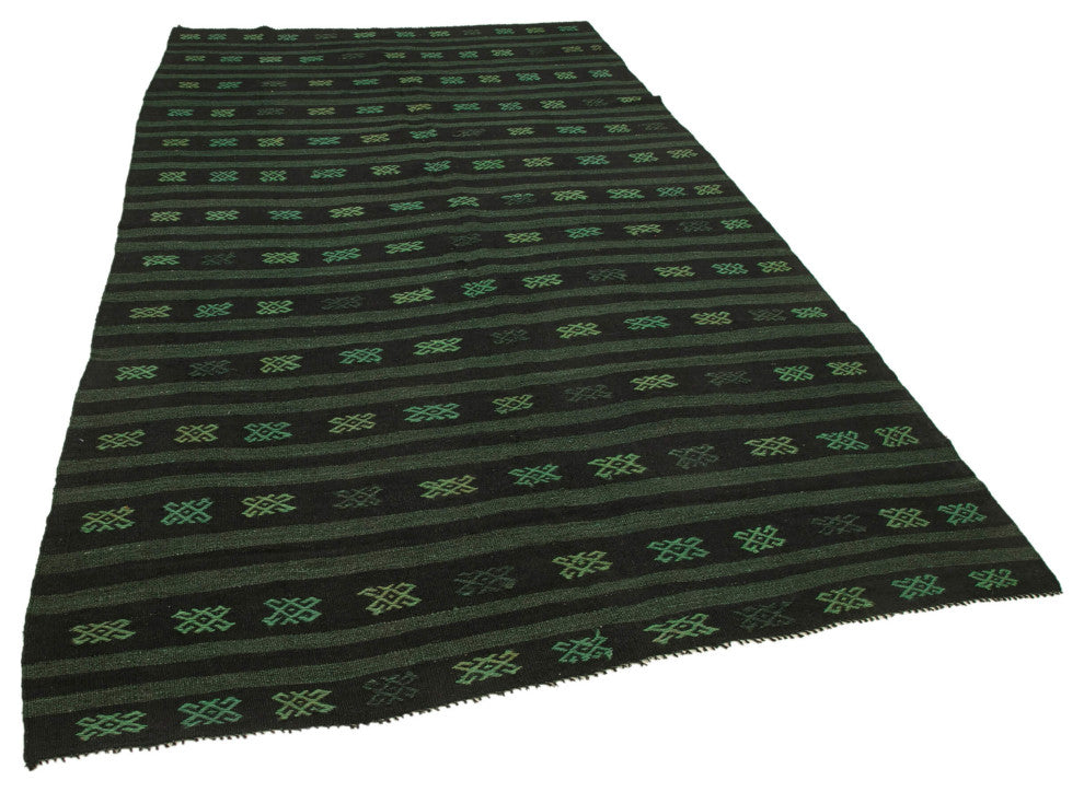 Rug N Carpet - Handwoven Anatolian 6' 0'' x 10' 6'' Rustic Wool Kilim Rug