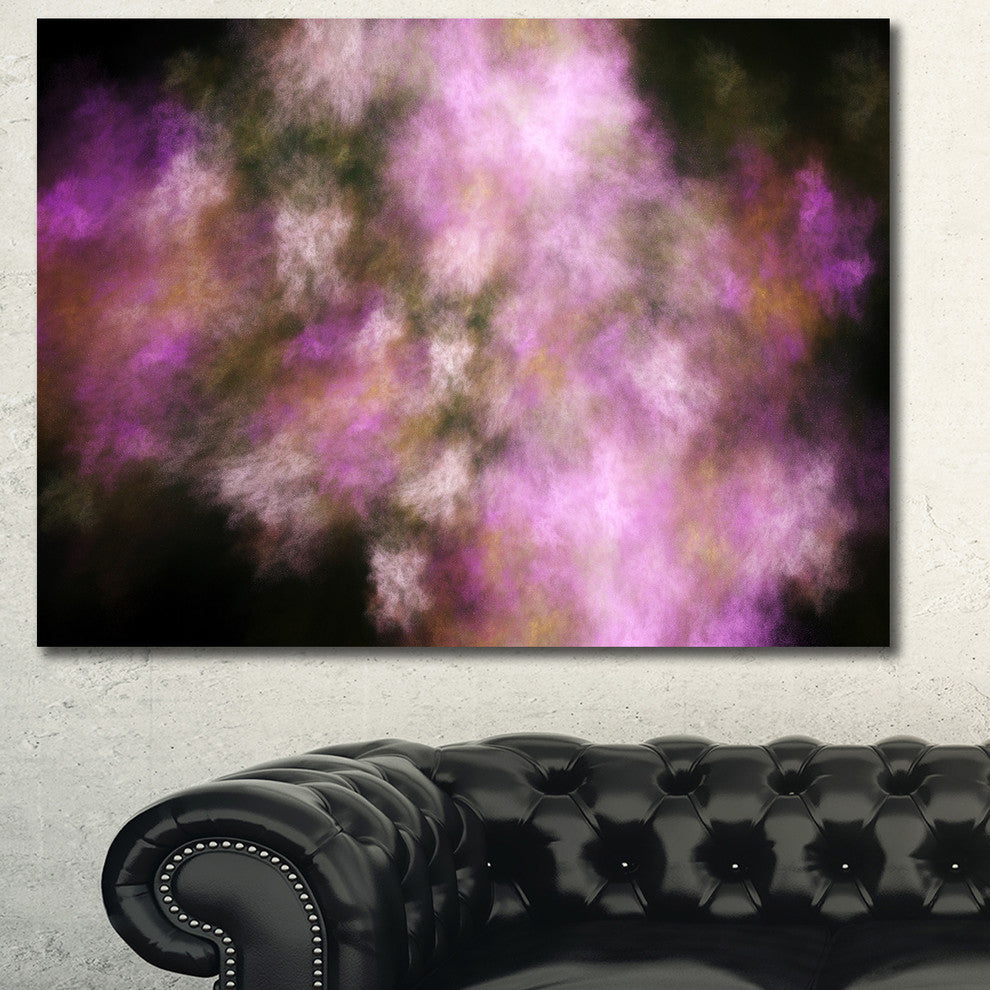 Perfect Pink Starry Sky, Abstract Canvas Art Print, 40x30