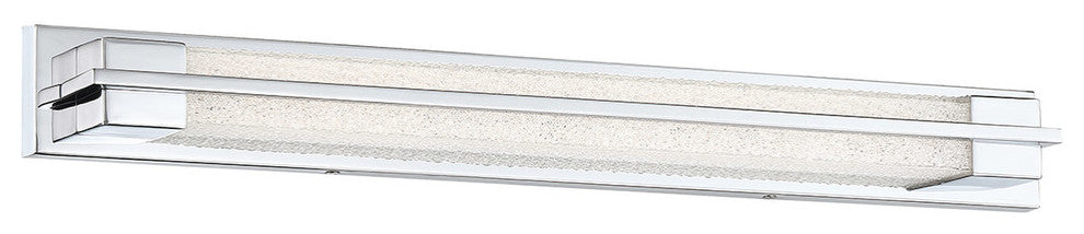 Ice 27" LED Bathroom Vanity and Wall-Light 3000K, Chrome