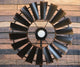 72 Inch Charred Whiskey Barrel Windmill Ceiling Fan | The American