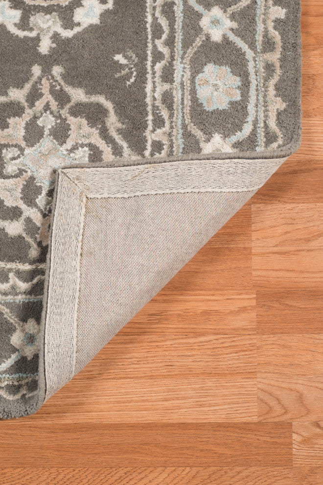 Amer Rugs Urban UR-10 Steel Blue Gray Hand-tufted - 5'x8' Rectangle Area Rug