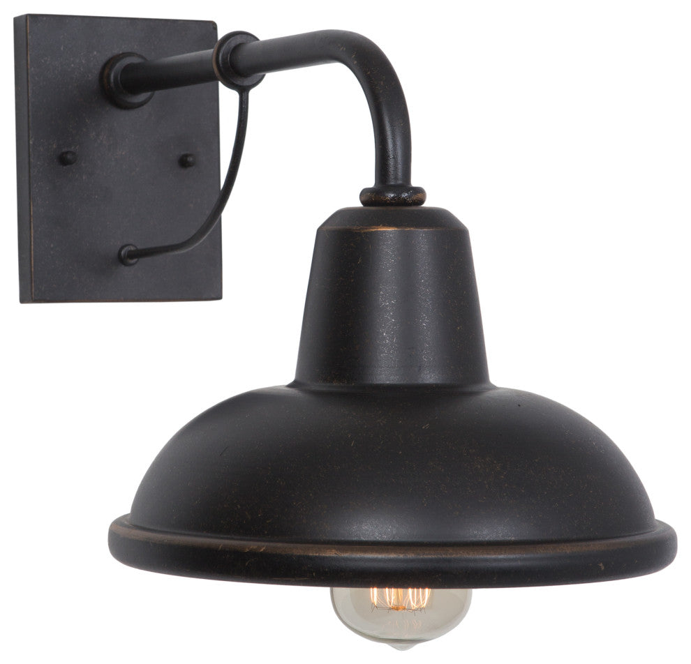 1-Light Wall Sconce Brawley Collection, Oil Rubbed Bronze