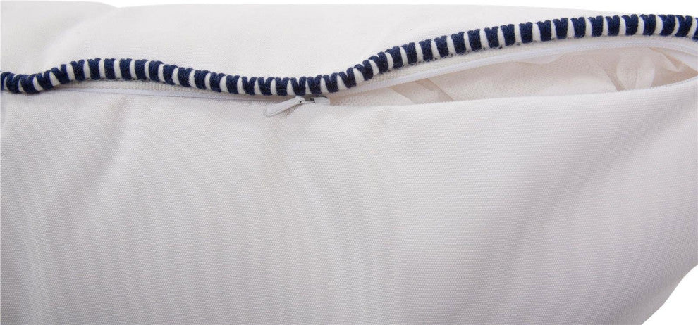 Square Sunbrella Seascape Pillow, Outdoor 24x24