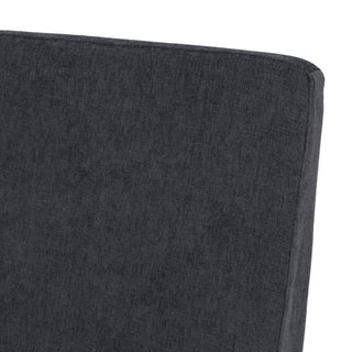 Plevna Fabric Upholstered Pushback Recliner, Charcoal and Brown
