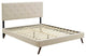Tarah Full Platform Bed with Round Splayed Legs