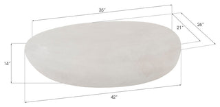 River Stone Cocktail Table Roman Stone, Small