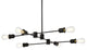 Xander 6-Light Pendant, Black