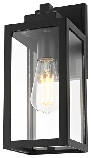 Home Living 13" Outdoor Wall sconce, Black
