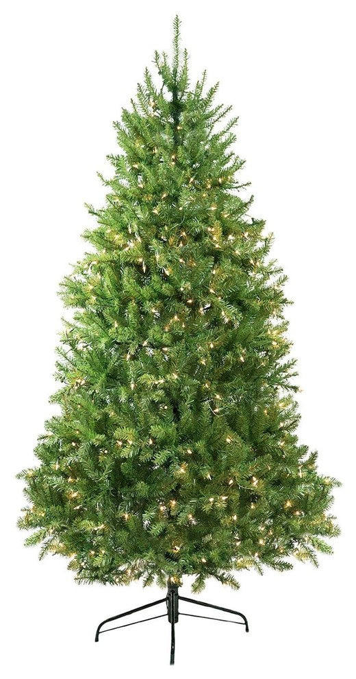 9' Pre-Lit Northern Pine Full Artificial Christmas Tree, Clear Lights