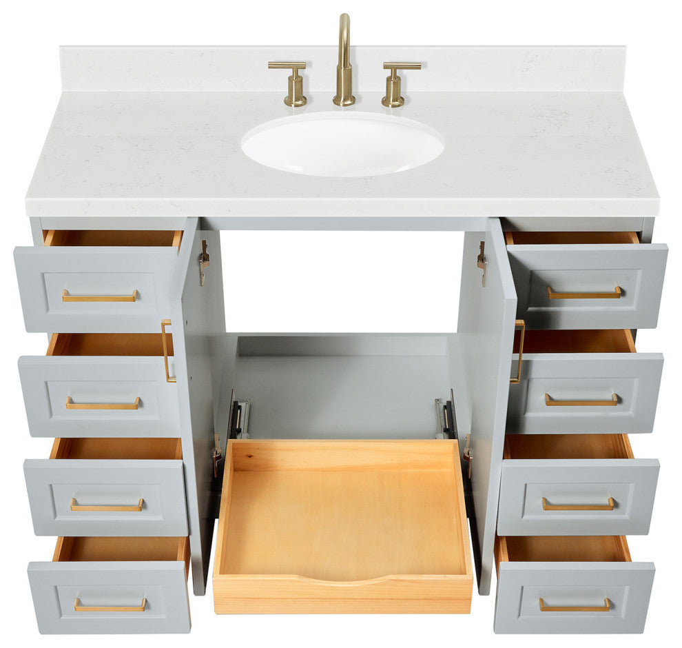 Ariel Taylor 48" Single Oval Sink Bathroom Vanity