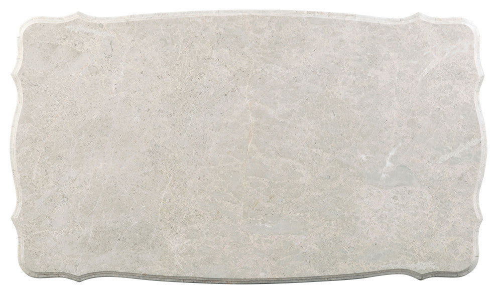ACME Benbek Coffee Table, Marble and Antique Oak Finish