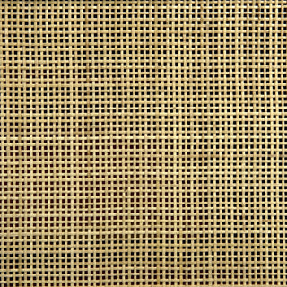 Set of Two Wood and Cane Storage Boxes