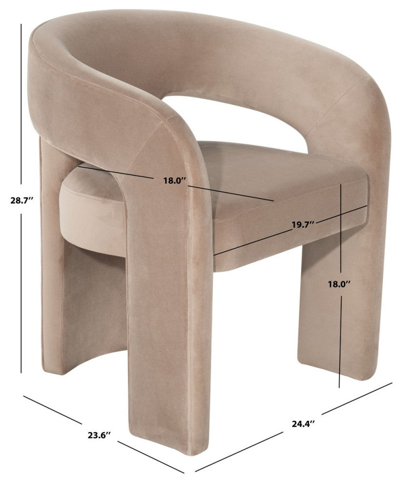 Safavieh Couture Catharia 3 Leg Dining Chair