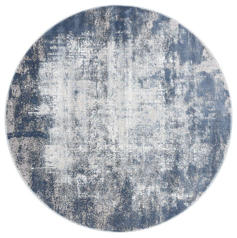 Loloi Patina Pj-01 Organic/Abstract Rug, Denim/Gray, 2'7"x8'0" Runner
