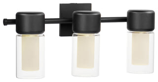 ET2 E30193-93 Dram 3 Light 22"W LED Vanity Light - Black