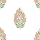 Coral Dutch Floral Peel and Stick Wallpaper Pink By Roommates