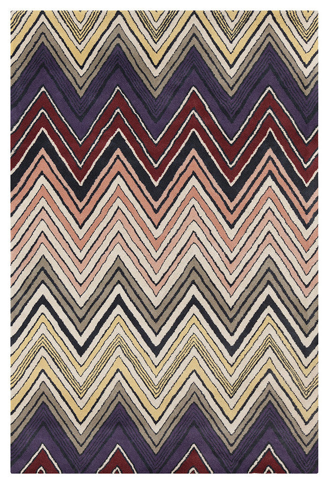 Allie Contemporary Contemporary Area Rug