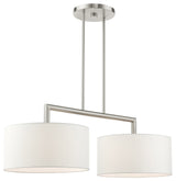 Brushed Nickel Timeless, Transitional, Linear Chandelier
