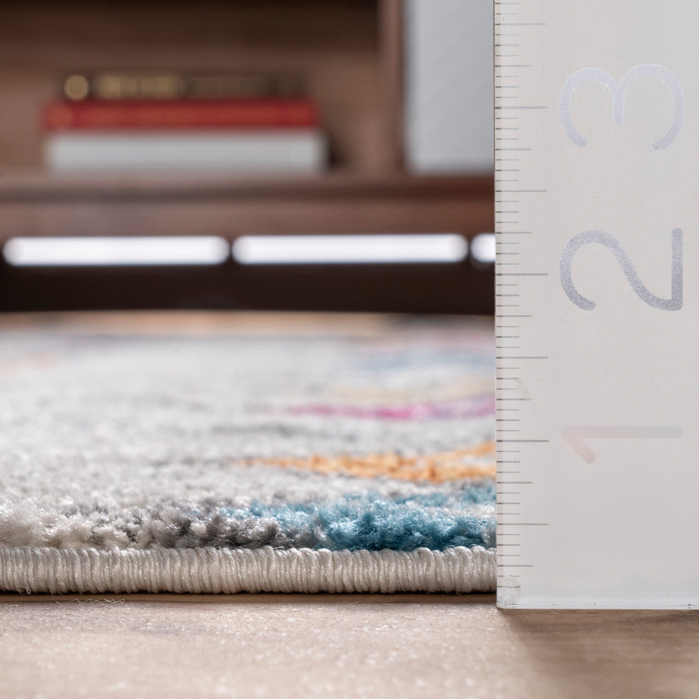 Nuloom Moroccan Blythe Contemporary Area Rug, Multicolor 8'x10'