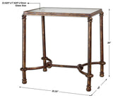 Uttermost Warring Iron End Table
