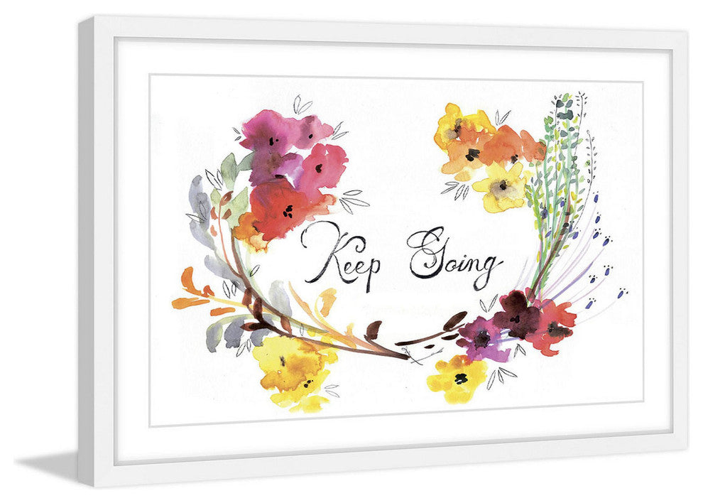 Marmont Hill, "Keep Going" by Christine Lindstrom Framed Painting Print, 36x24