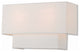 Livex Lighting 51046-91 Claremont - 13" Two Light ADA Wall Sconce