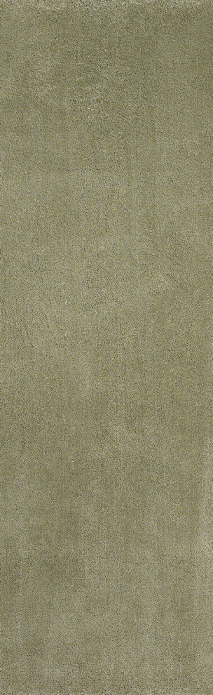KAS Bliss 1568 Sage Shag Area Rug, 8' x 11'