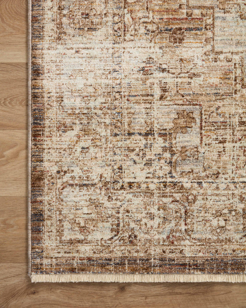 Loloi II Sorrento Mocha/Multi 9'6"x9'6" Round Area Rug