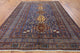 Balouch Tribal Blue Afghan Hand-Knotted Wool Rug, 7'x11'